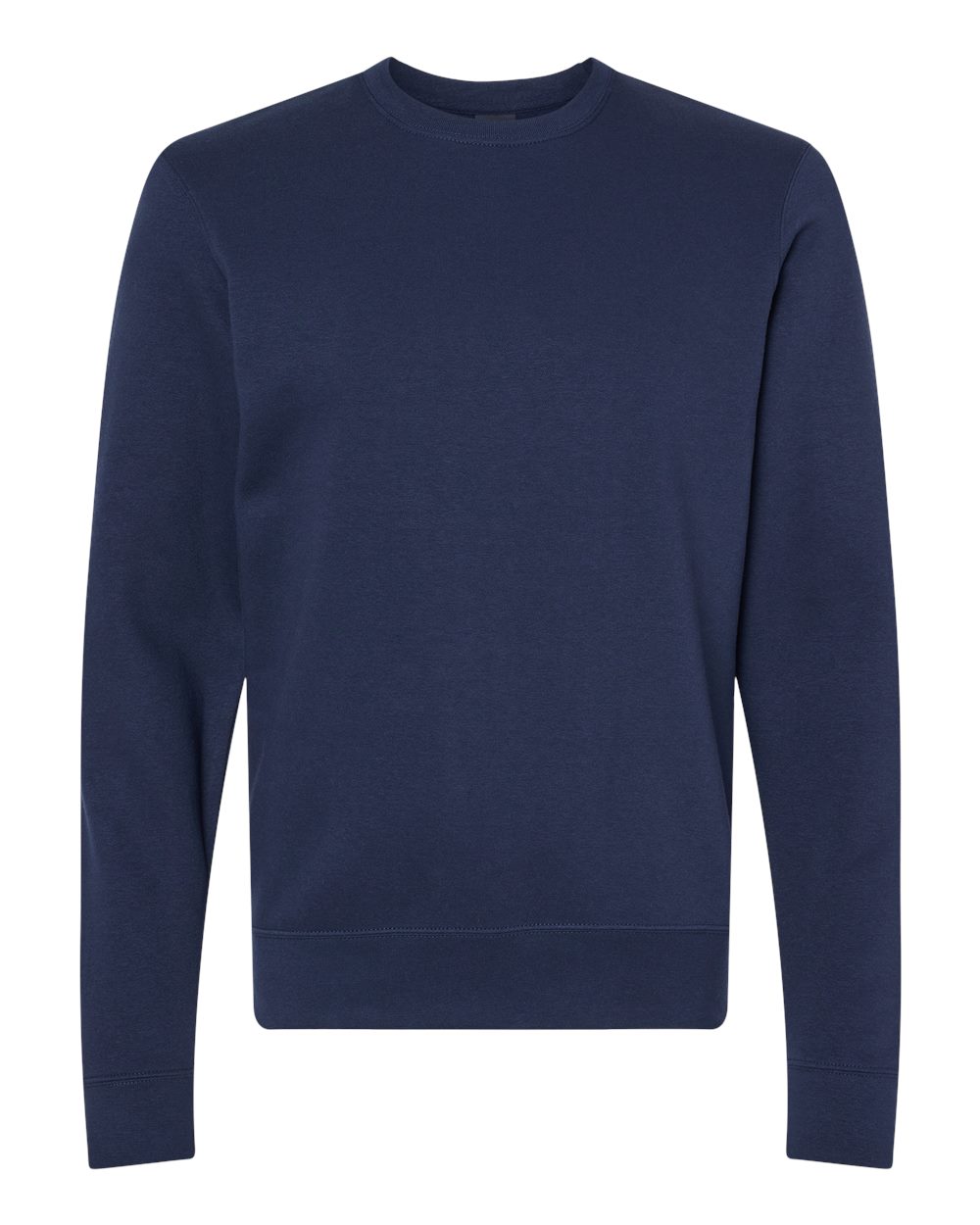 Unisex BTB Fleece Crewneck Sweatshirt - Front - B13528653 - True Navy