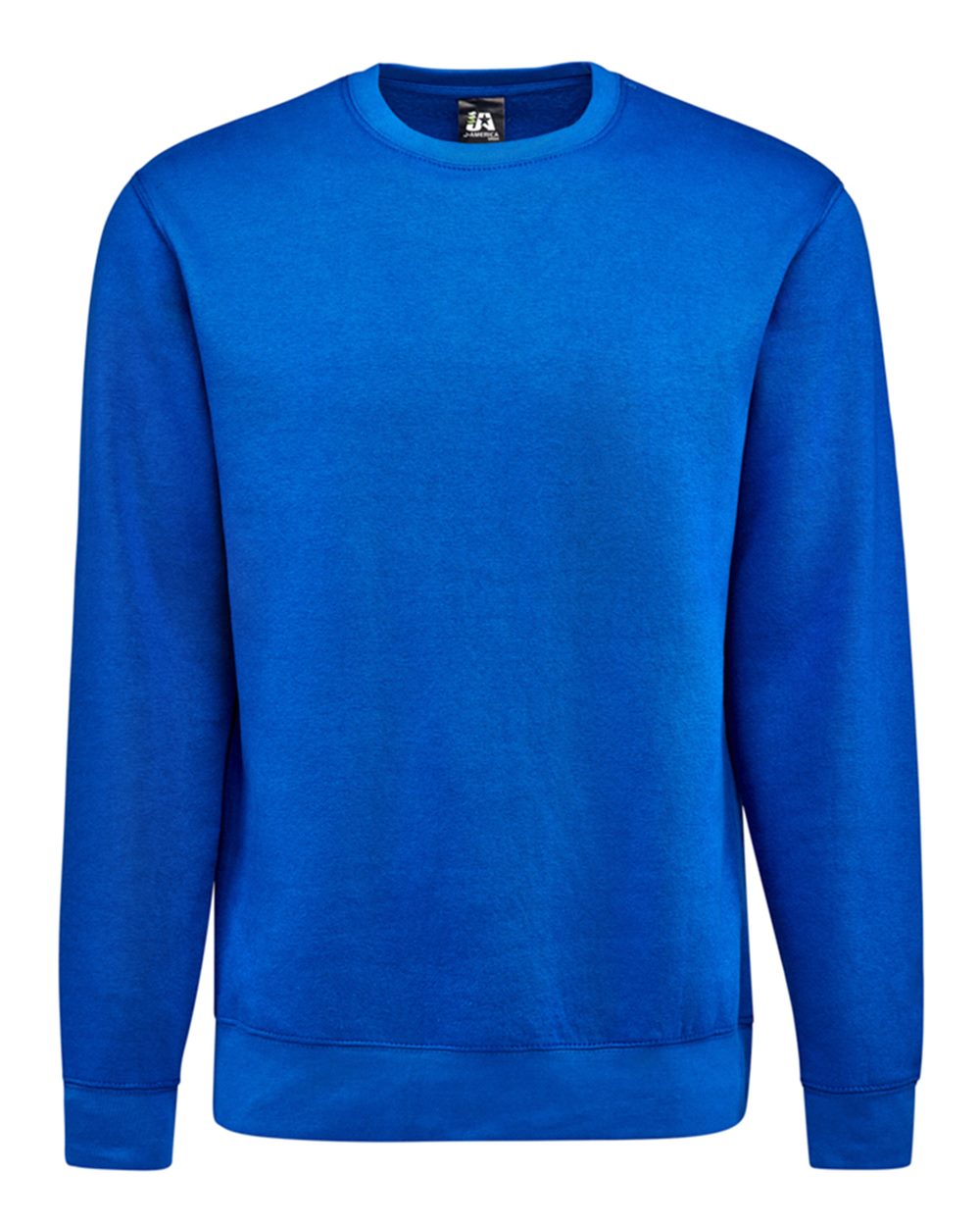 Unisex BTB Fleece Crewneck Sweatshirt - Front - B13528753 - Royal