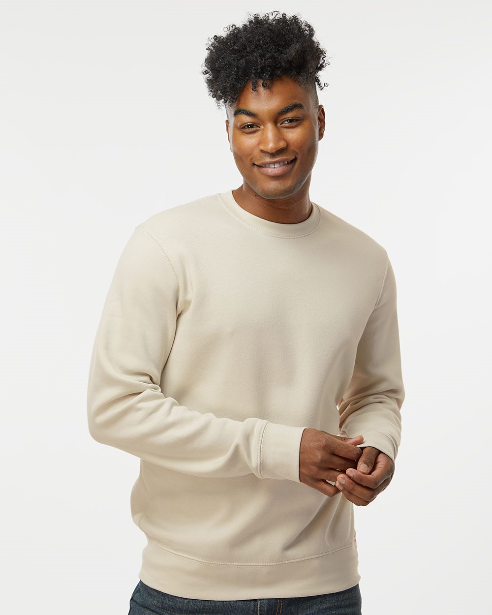 Unisex BTB Fleece Crewneck Sweatshirt - styleImage