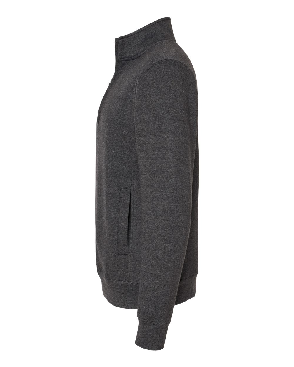 Unisex Heavyweight Fleece Quarter-Zip Sweatshirt - DirectSide - B14528093 - Charcoal Heather