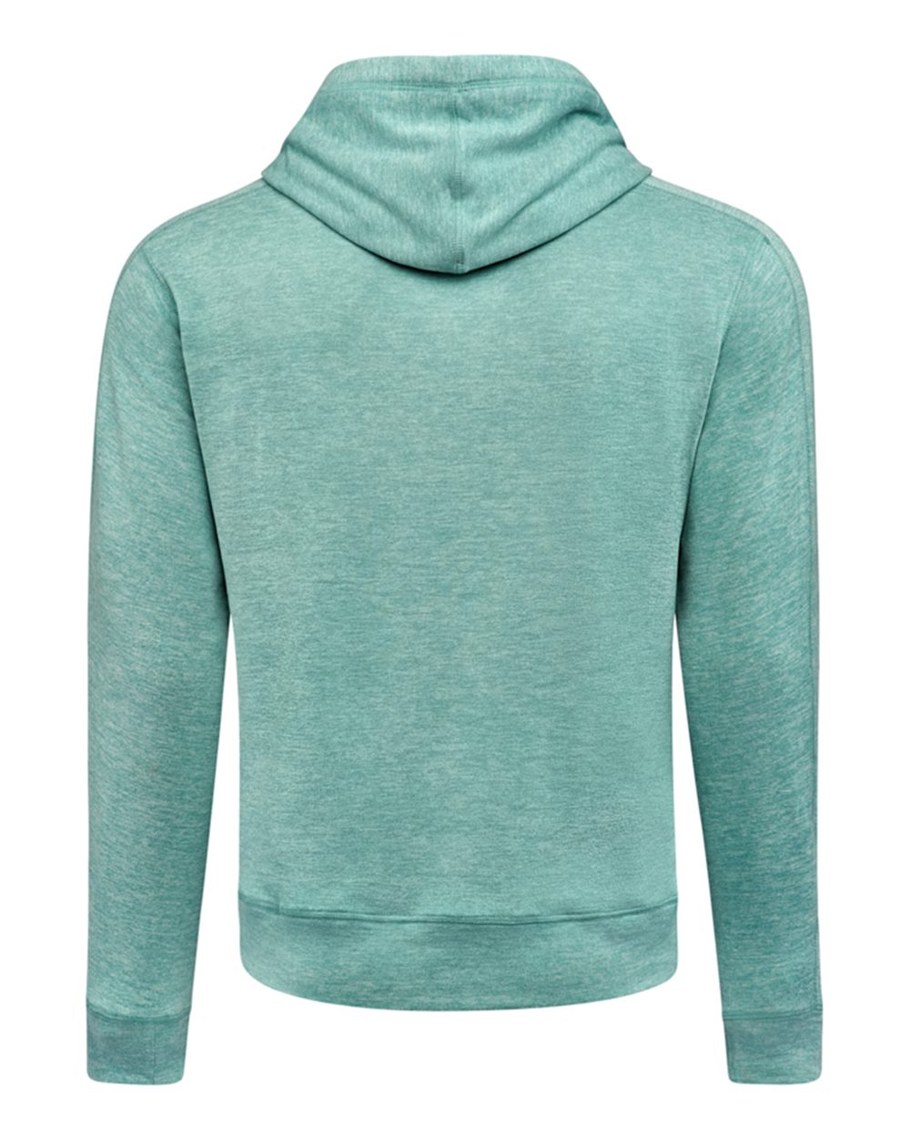 Unisex Electric Fleece Hooded Sweatshirt - Back - B18128003 - Electric Jade