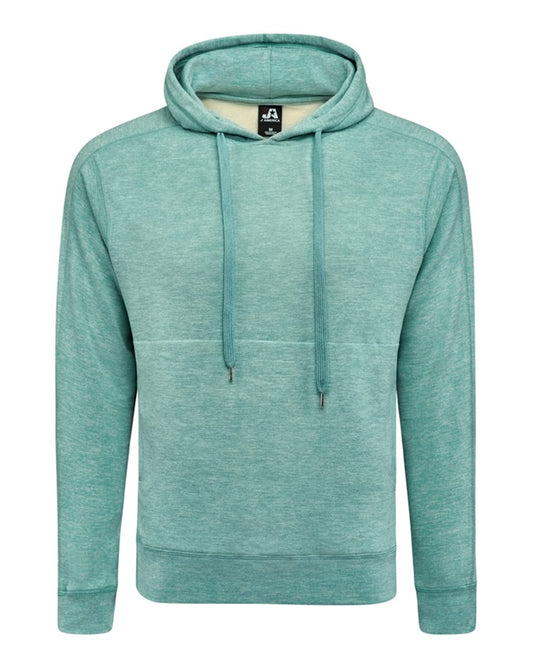 Unisex Electric Fleece Hooded Sweatshirt - Front - B18128003 - Electric Jade