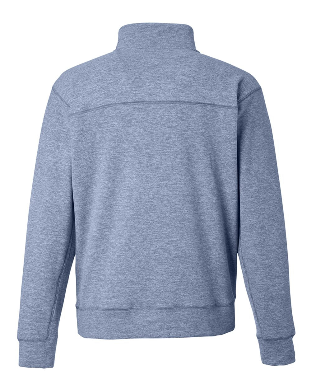 Unisex Electric Fleece Quarter-Zip Sweatshirt - Back - B18228103 - Electric Midnight