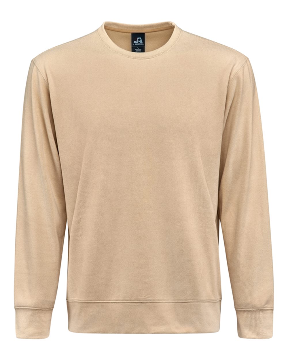 Unisex Element Fleece Crewneck Sweatshirt - Front - B18428003 - Almond