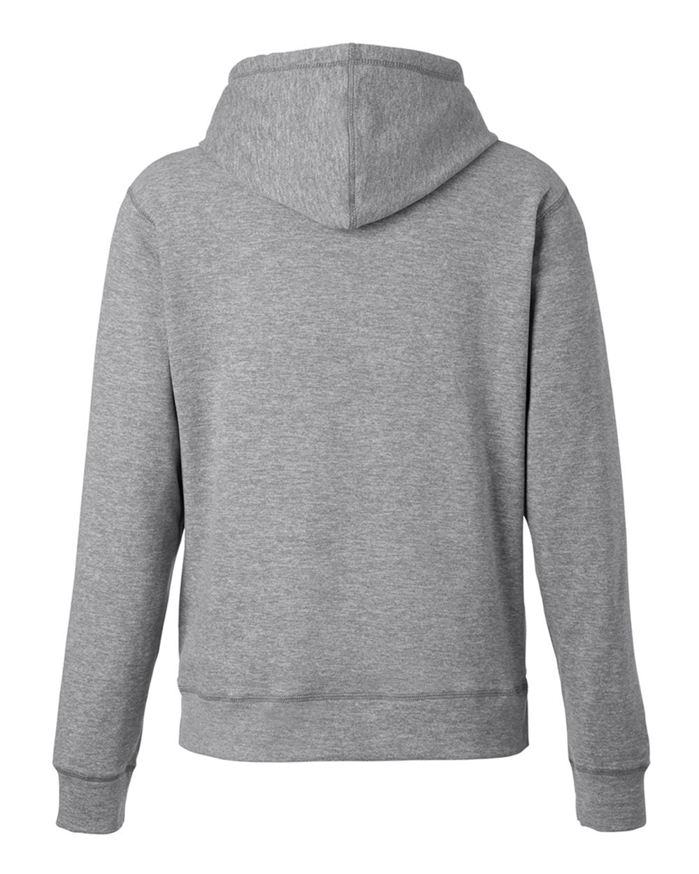Women's Electric Fleece Hooded Sweatshirt - Back - B18528103 - Electric Slate