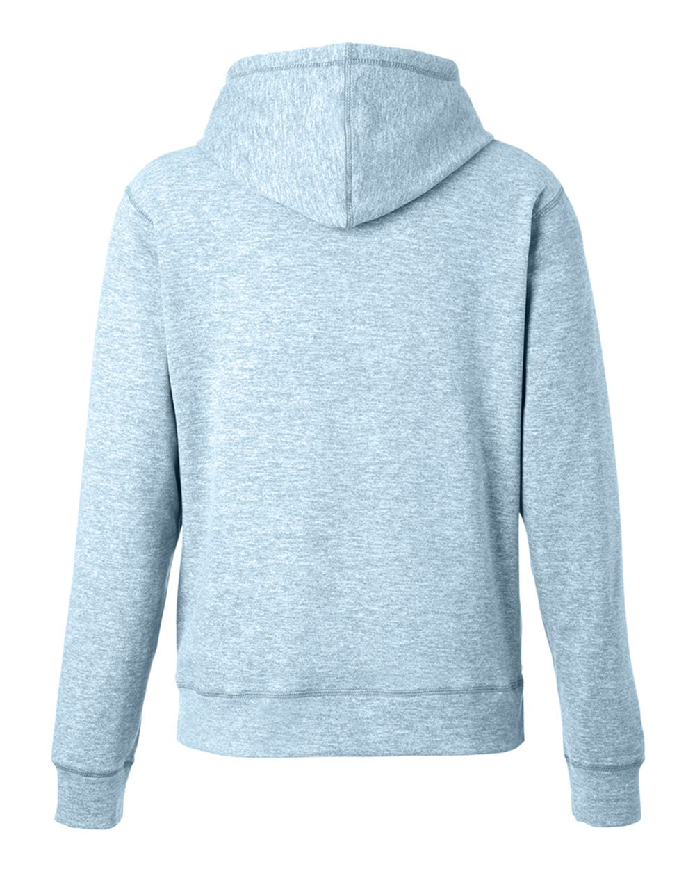 Women's Electric Fleece Hooded Sweatshirt - Back - B18528633 - Electric Sky