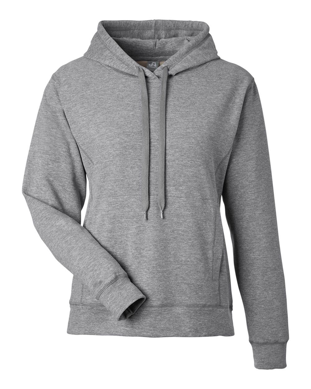 Women's Electric Fleece Hooded Sweatshirt - Front - B18528103 - Electric Slate