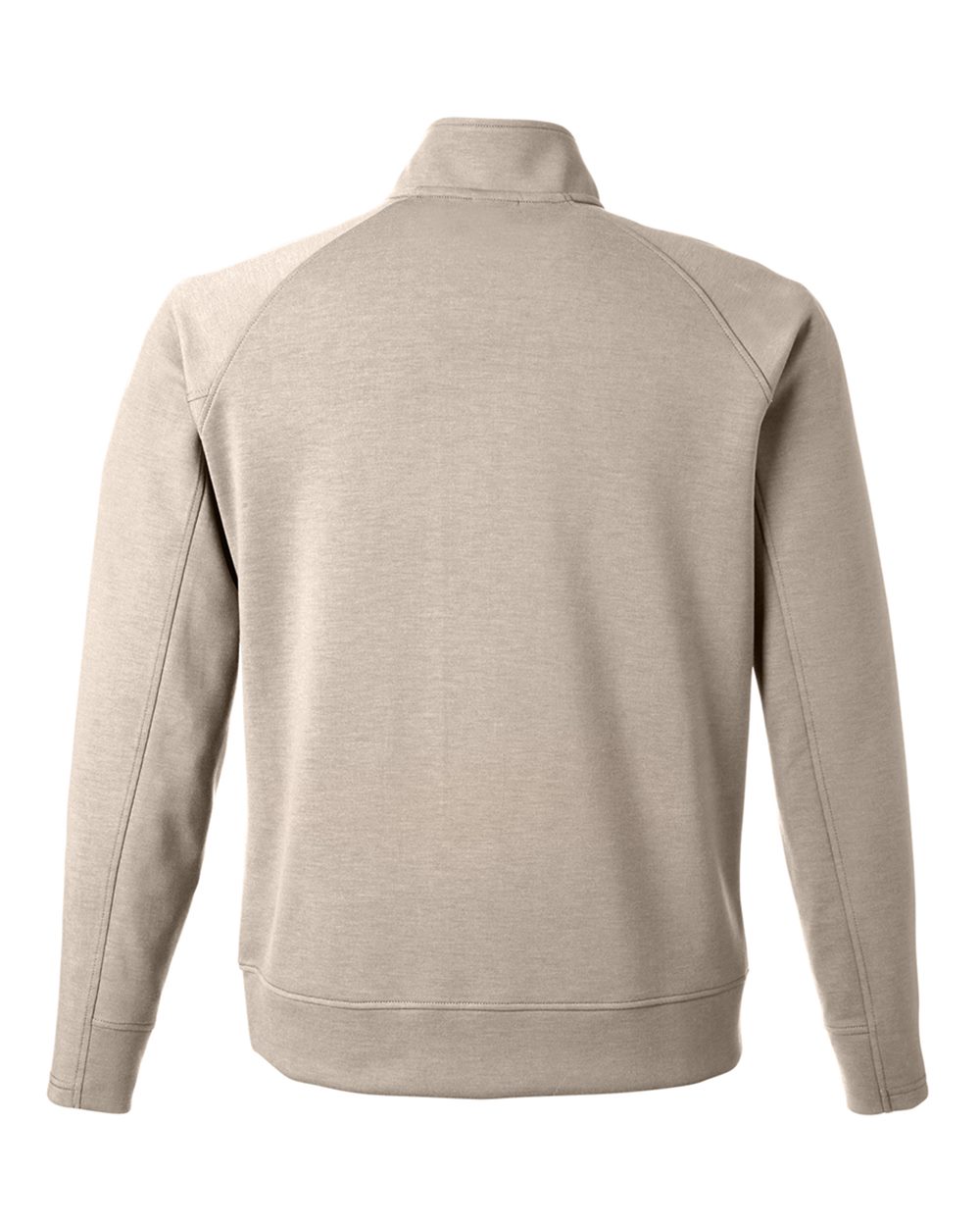 Unisex Apex Fleece Quarter-Zip Sweatshirt - Back - B18828363 - Mojave