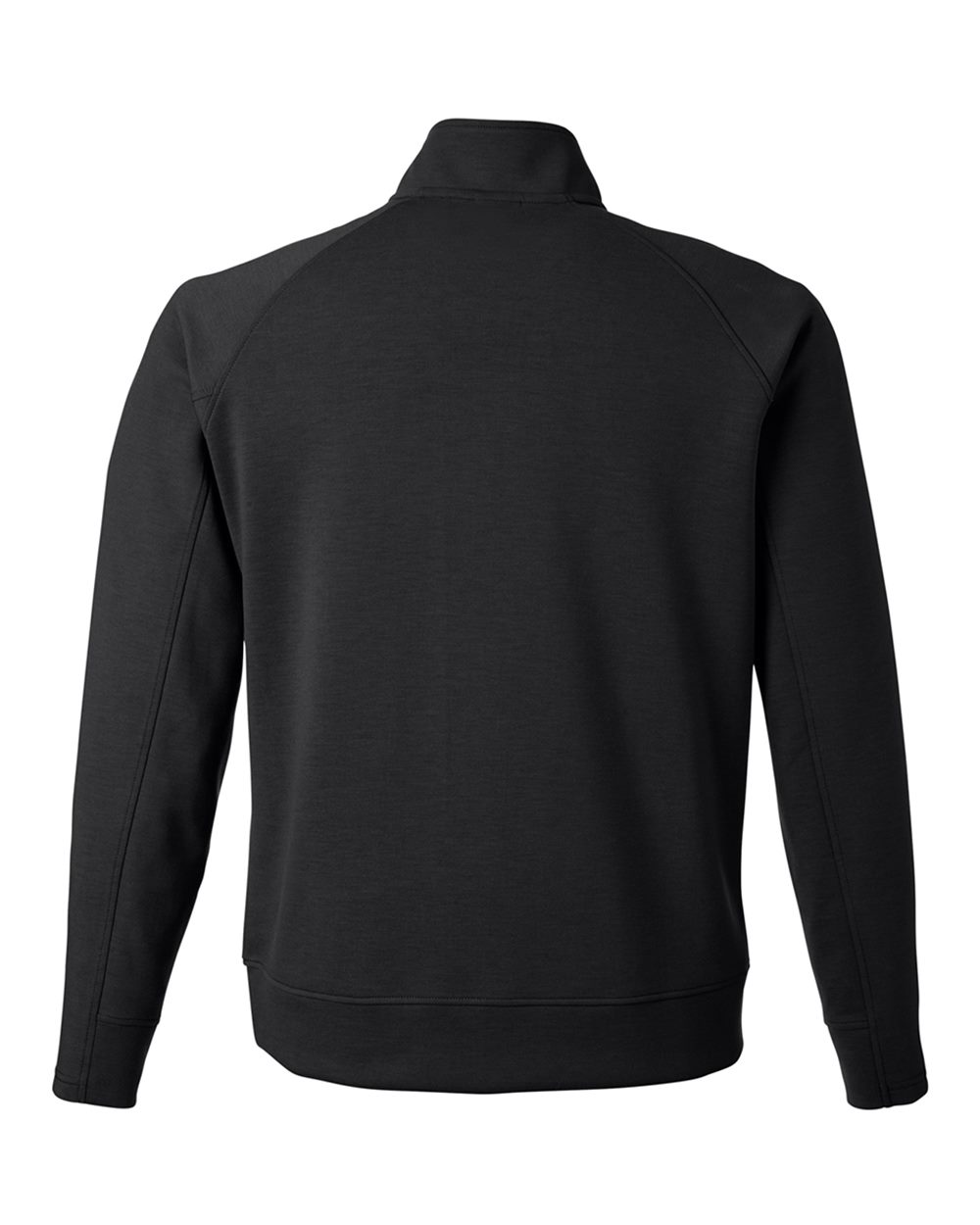 Unisex Apex Fleece Quarter-Zip Sweatshirt - Back - B18828503 - Black