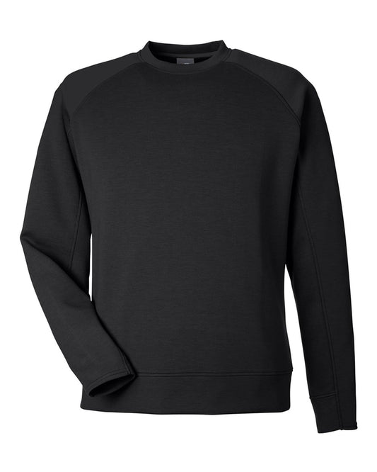 Unisex Apex Fleece Crewneck Sweatshirt - Front - B18928503 - Black