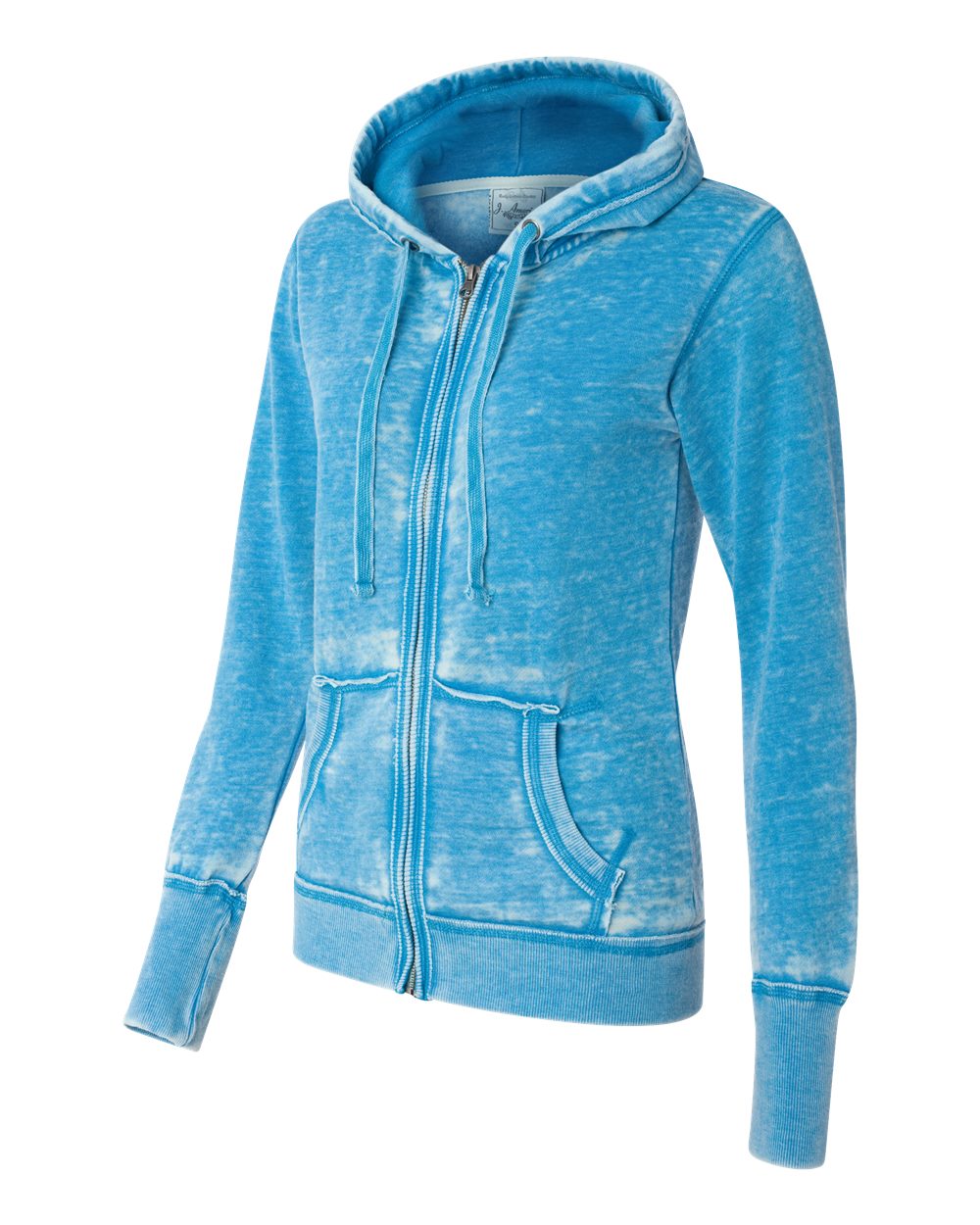 Women's Zen Fleece Full-Zip Hooded Sweatshirt - Side - B88328812 - Oceanberry