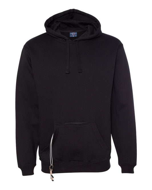 Men's Tailgate Hooded Sweatshirt - Front - B88528503 - Black