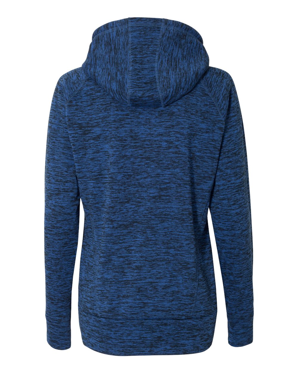 Women’s Cosmic Fleece Hooded Sweatshirt - Back - B54028756 - Royal Fleck/ Royal