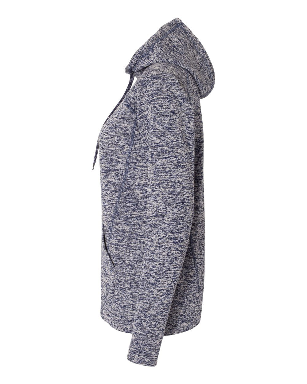 Women’s Cosmic Fleece Hooded Sweatshirt - DirectSide - B54028653 - Navy Fleck/ Navy