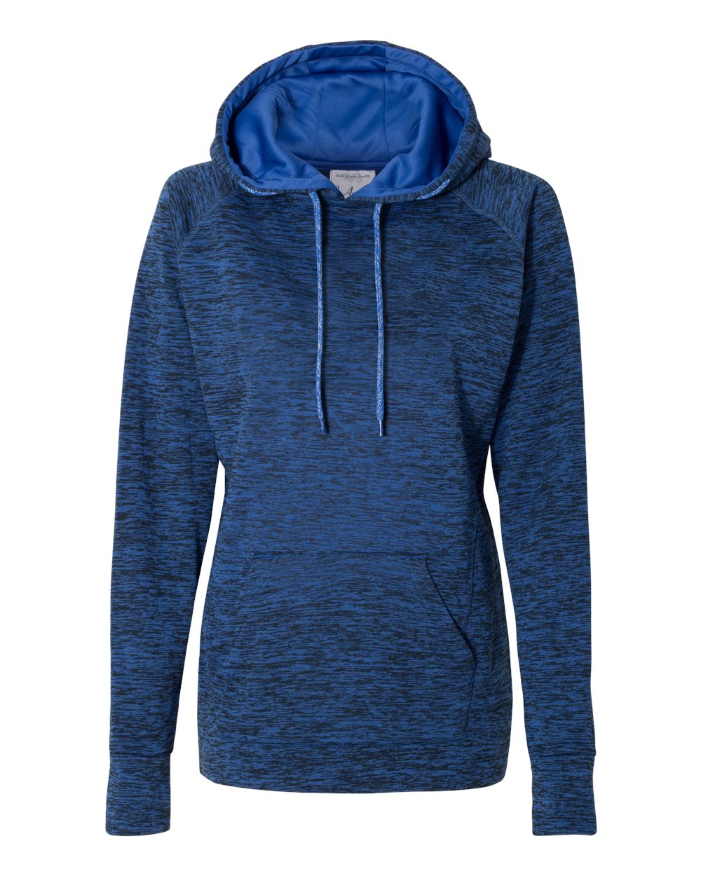 Women’s Cosmic Fleece Hooded Sweatshirt - Front - B54028756 - Royal Fleck/ Royal