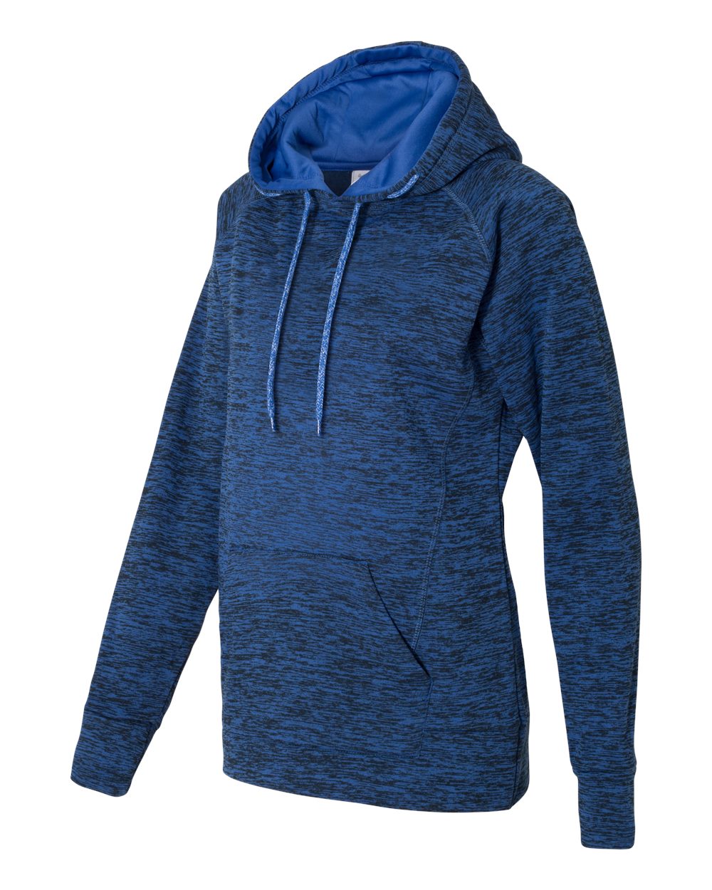 Women’s Cosmic Fleece Hooded Sweatshirt - Side - B54028756 - Royal Fleck/ Royal