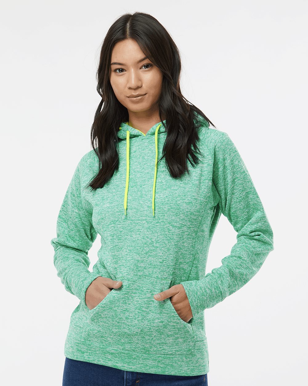 Women’s Cosmic Fleece Hooded Sweatshirt - styleImage