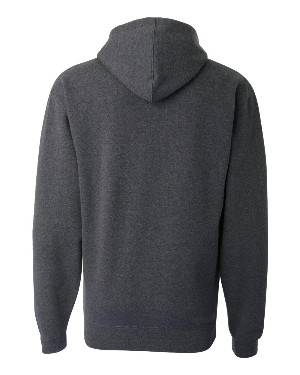 Men's Premium Hooded Sweatshirt - Back - B22228092 - Charcoal Heather
