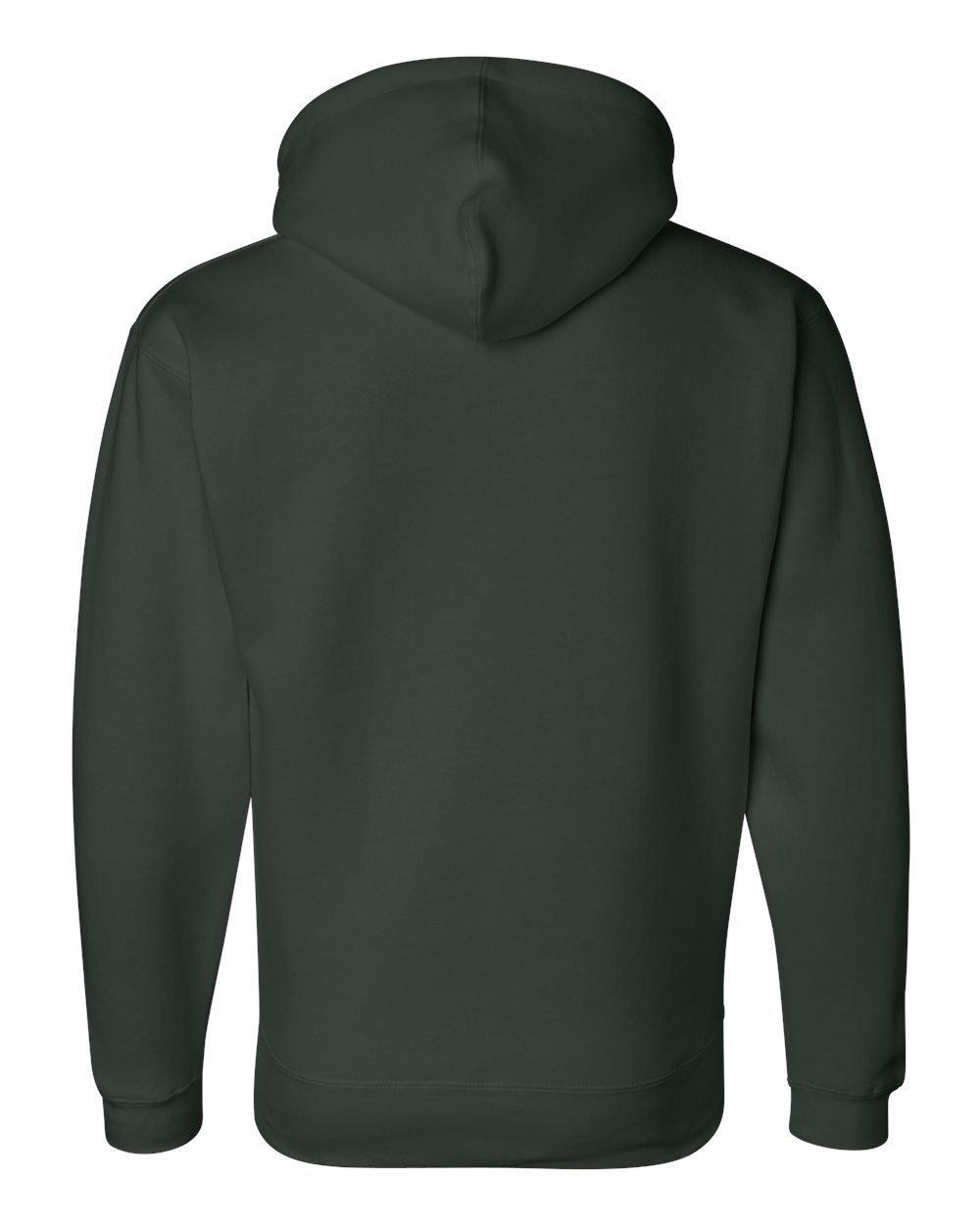 Men's Premium Hooded Sweatshirt - Back - B22228542 - Forest