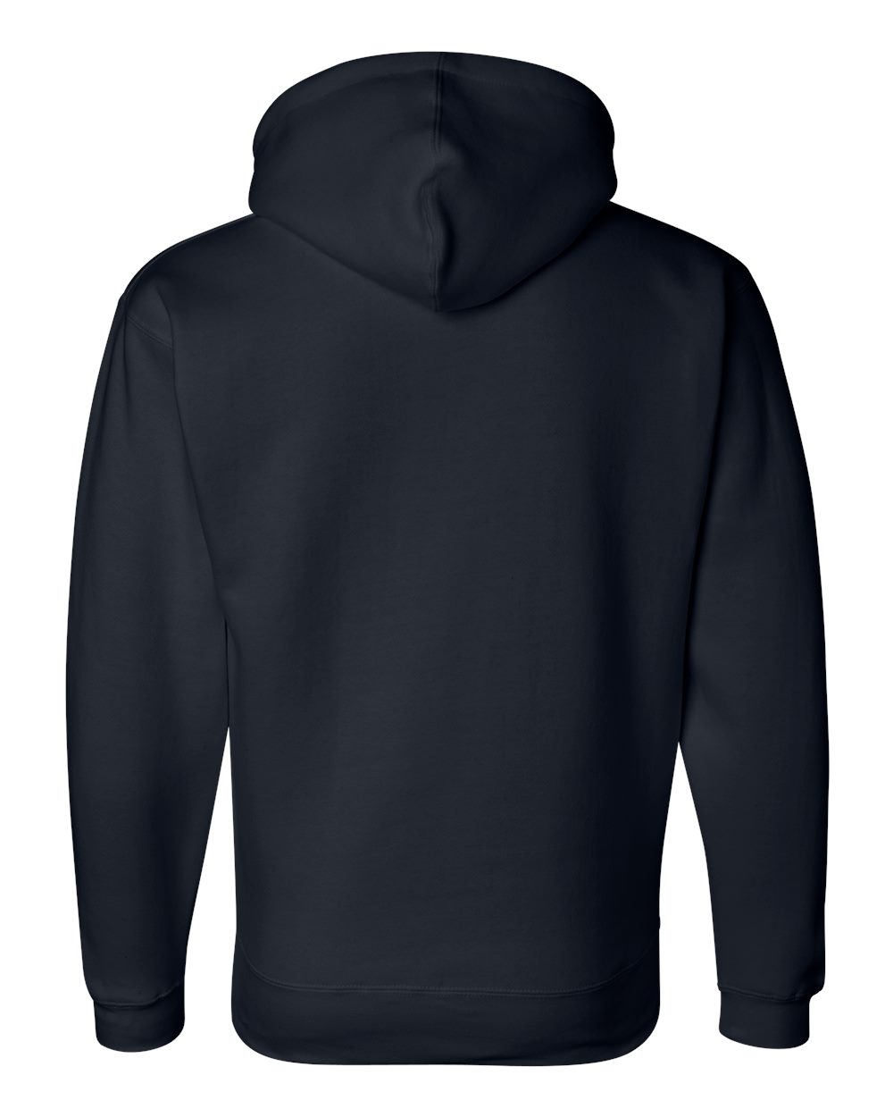 Men's Premium Hooded Sweatshirt - Back - B22228653 - Navy