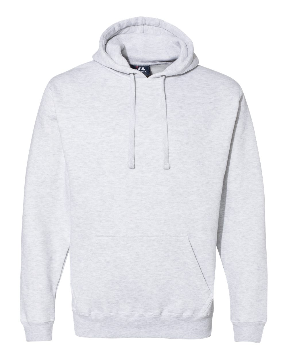 Men's Premium Hooded Sweatshirt - Front - B22228012 - Ash Heather