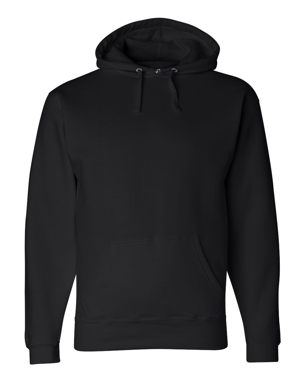 Men's Premium Hooded Sweatshirt - Front - B22228503 - Black