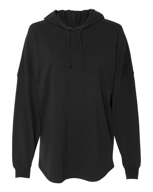 Unisex Hooded Game Day Jersey T-Shirt - Front - B22528502 - Black