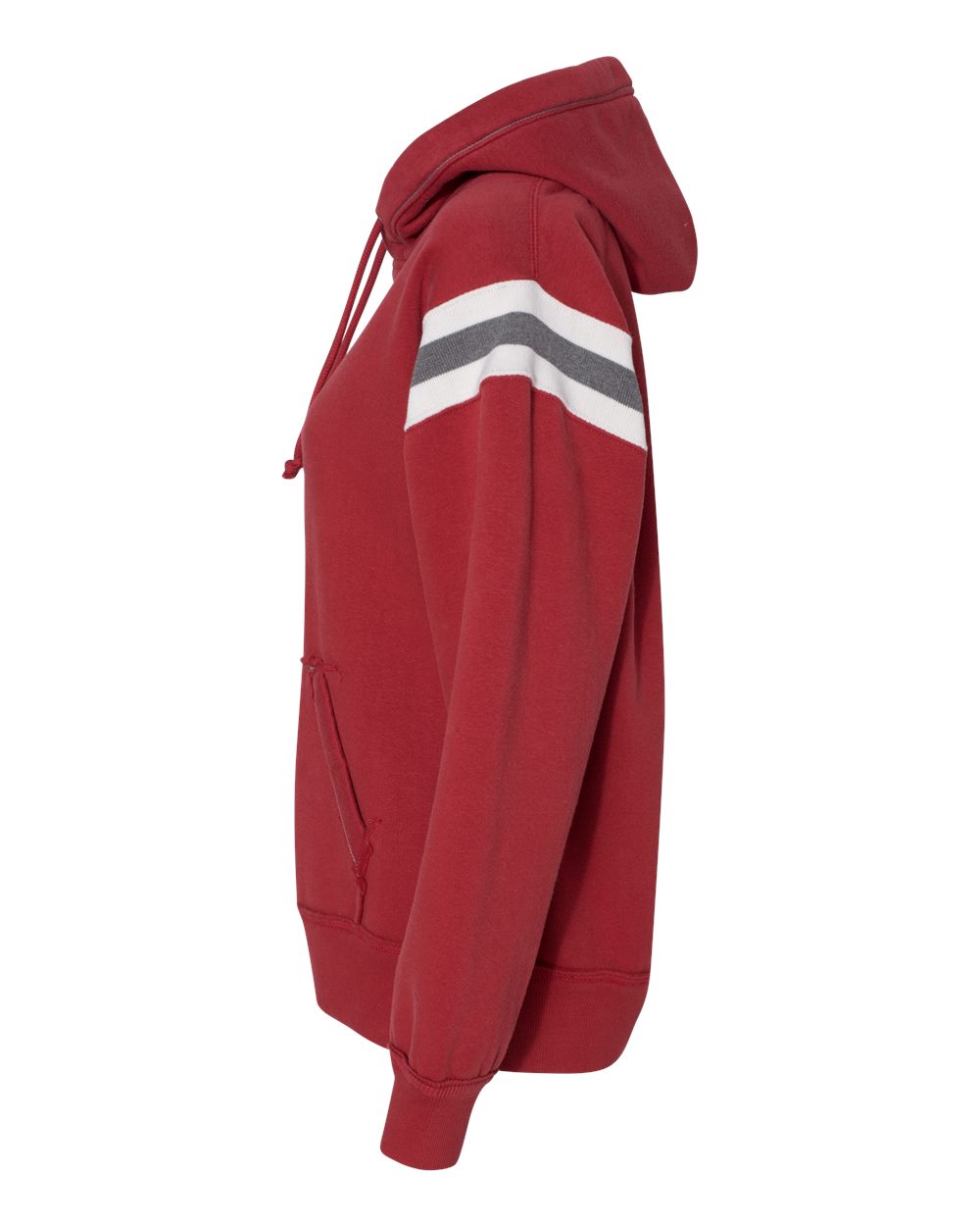Men's Vintage Athletic Hooded Sweatshirt - DirectSide - B84028703 - Simply Red