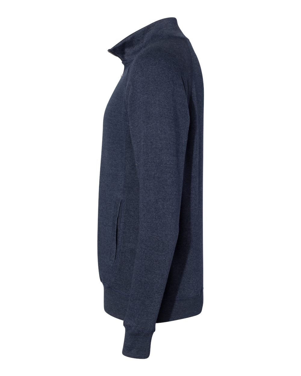 Men's Triblend Quarter-Zip Sweatshirt - DirectSide - B33028658 - True Navy Triblend