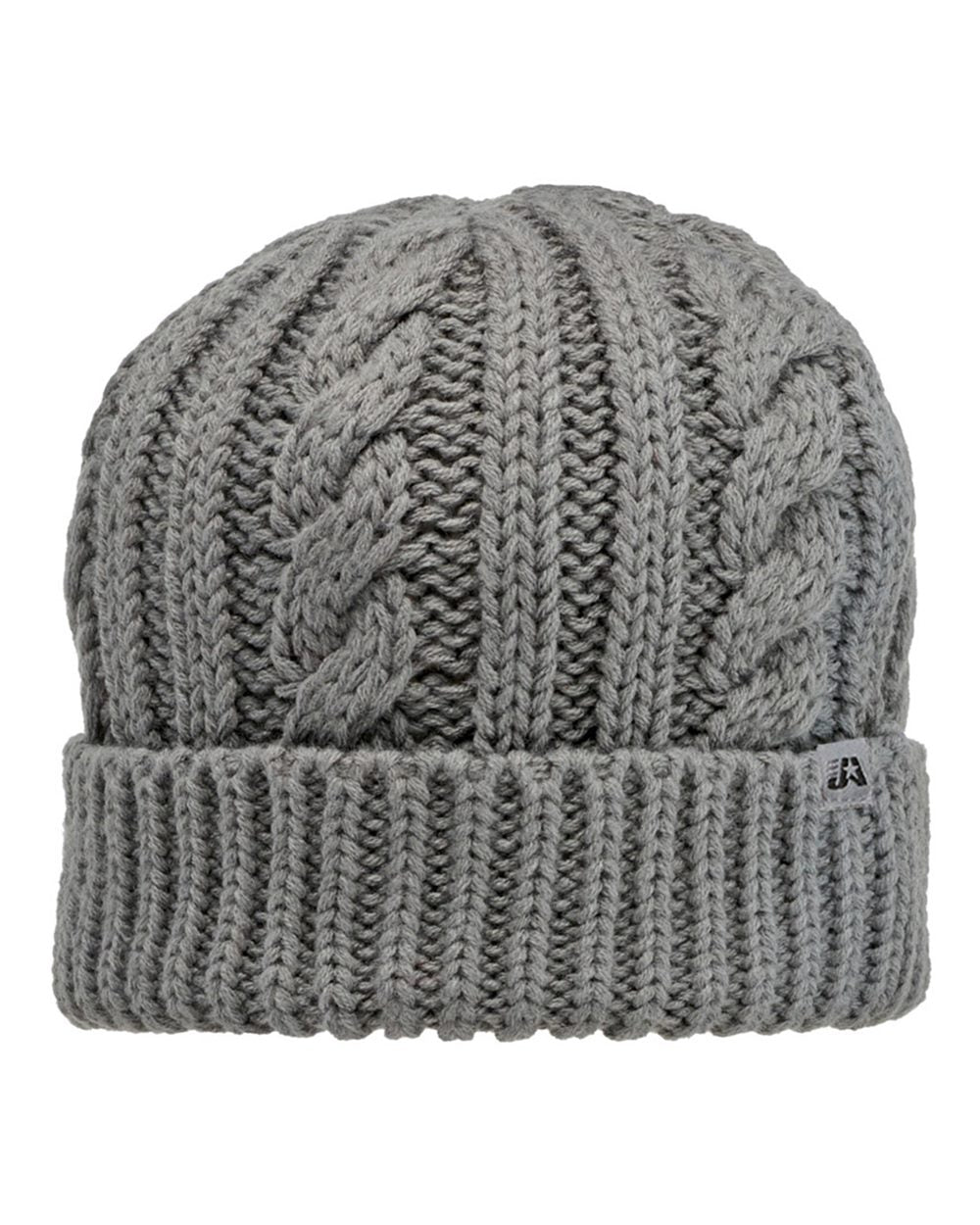 Empire Knit Beanie - Front - B00428580 - Grey