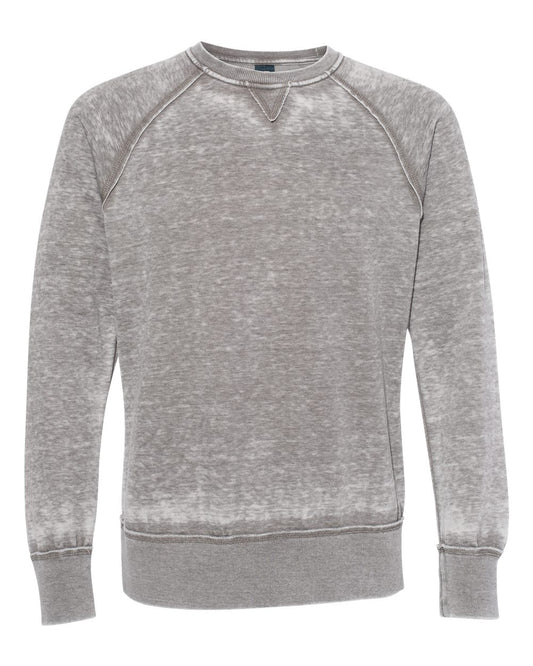 Men's Vintage Zen Fleece Crewneck Sweatshirt - Front - B10528093 - Cement