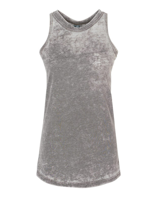 Women’s Zen Jersey Tank Top - Front - B10728093 - Cement