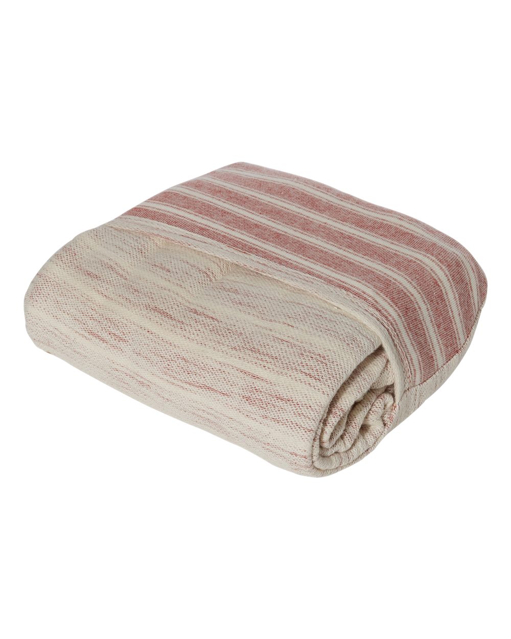 Baja Blanket - DirectSide - B02628240 - Natural/ Brick Red