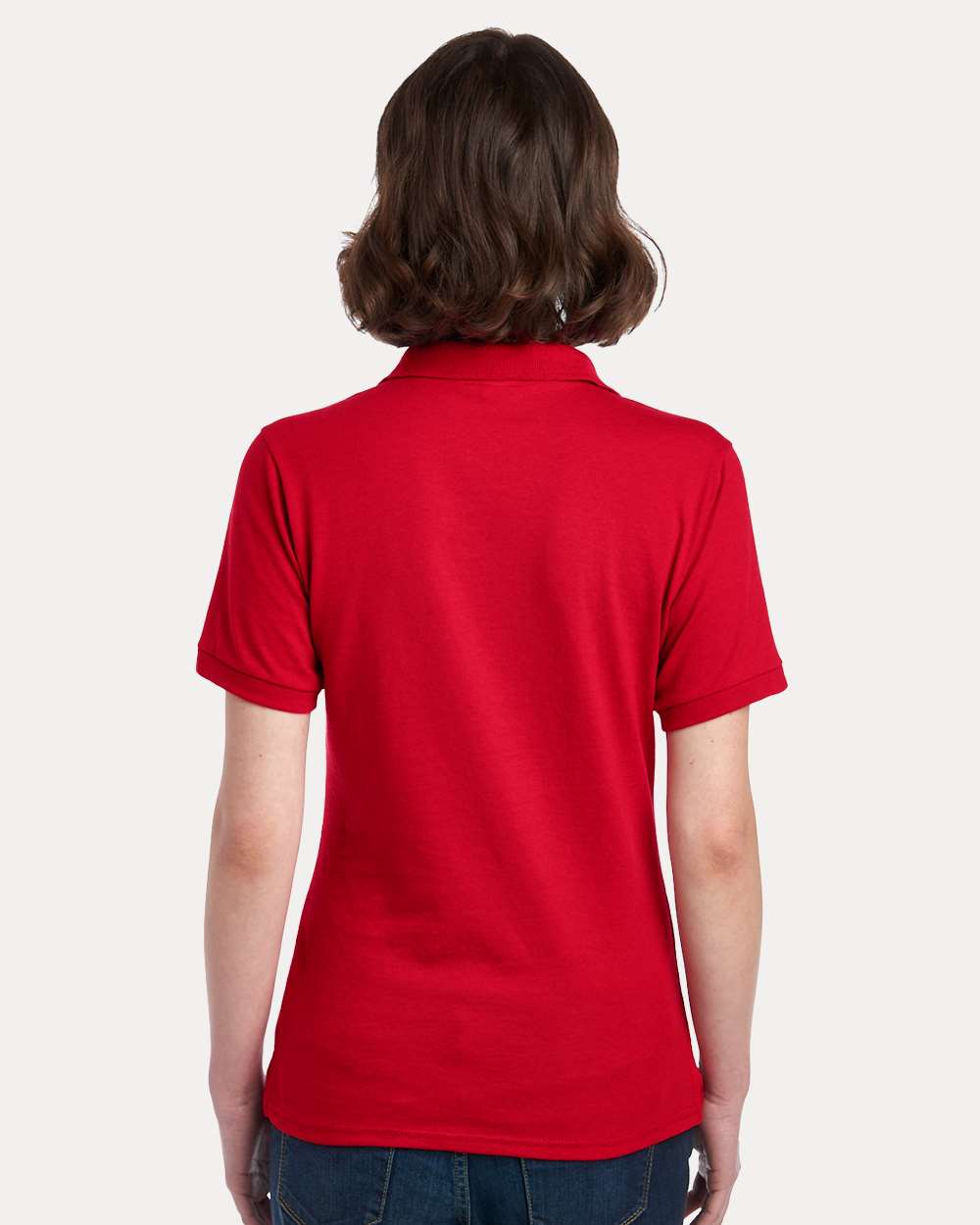 Women's Dri-Power® Polo - OnModelBack - B02435703 - True Red
