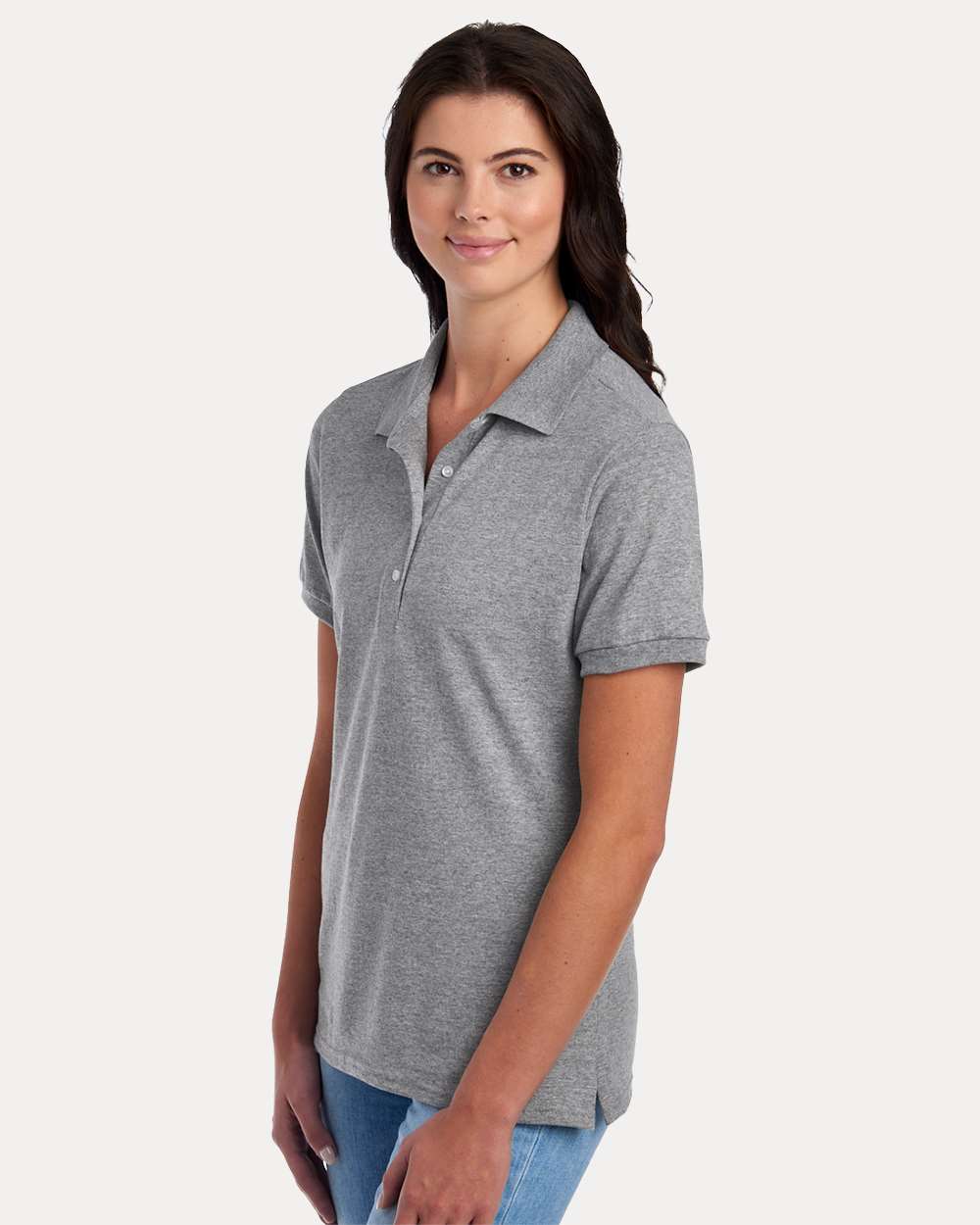 Women's Dri-Power® Polo - OnModelSide - B02435583 - Oxford