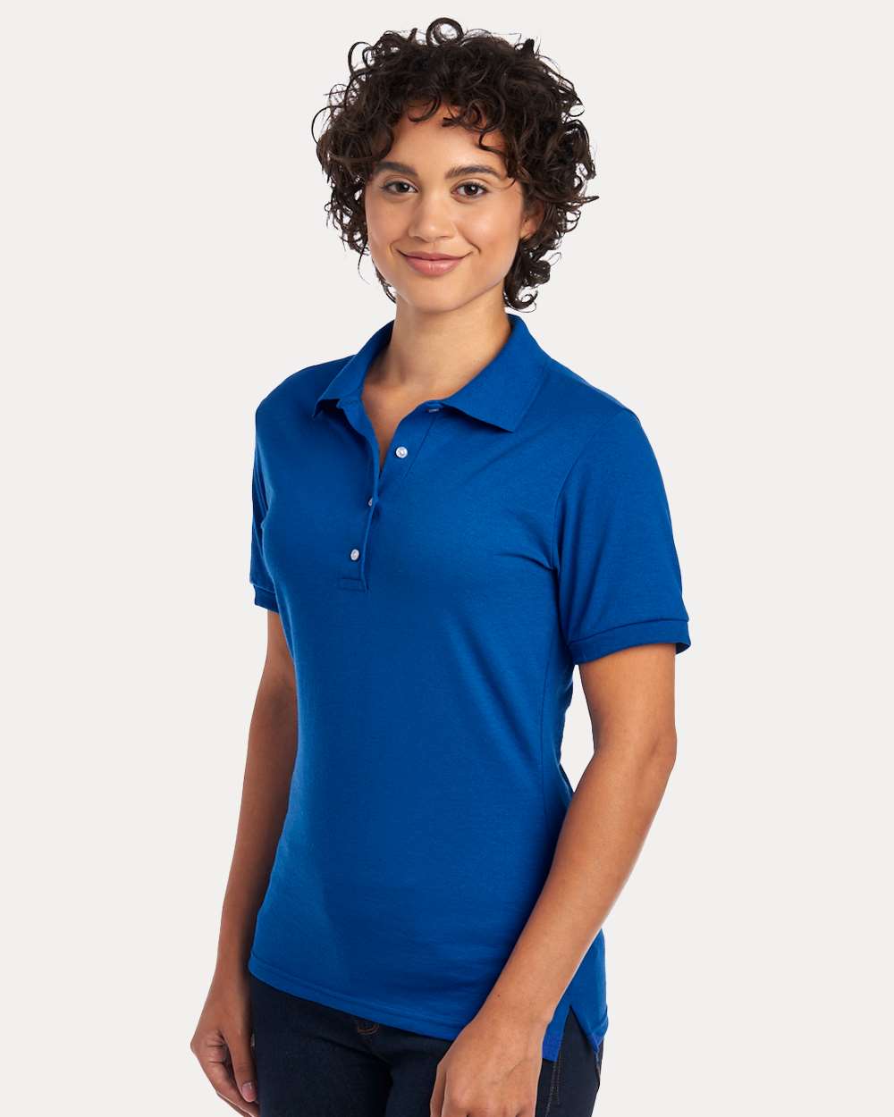 Women's Dri-Power® Polo - OnModelSide - B02435753 - Royal
