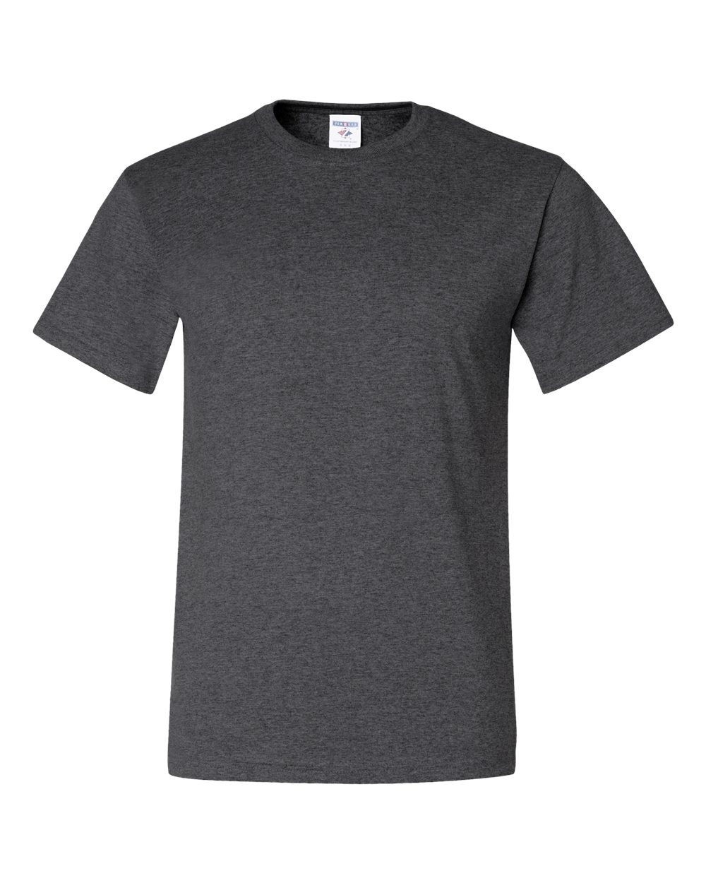 Unisex Dri-Power® 50/50 T-Shirt - Front - B06535093 - Black Heather