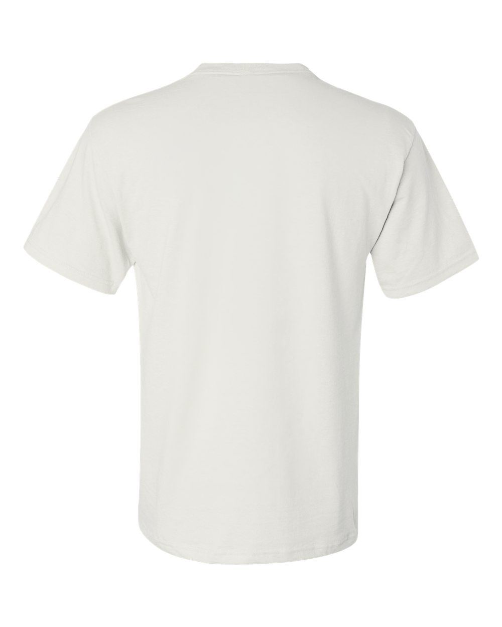 Unisex Dri-Power® 50/50 Pocket T-Shirt - Back - B07235003 - White