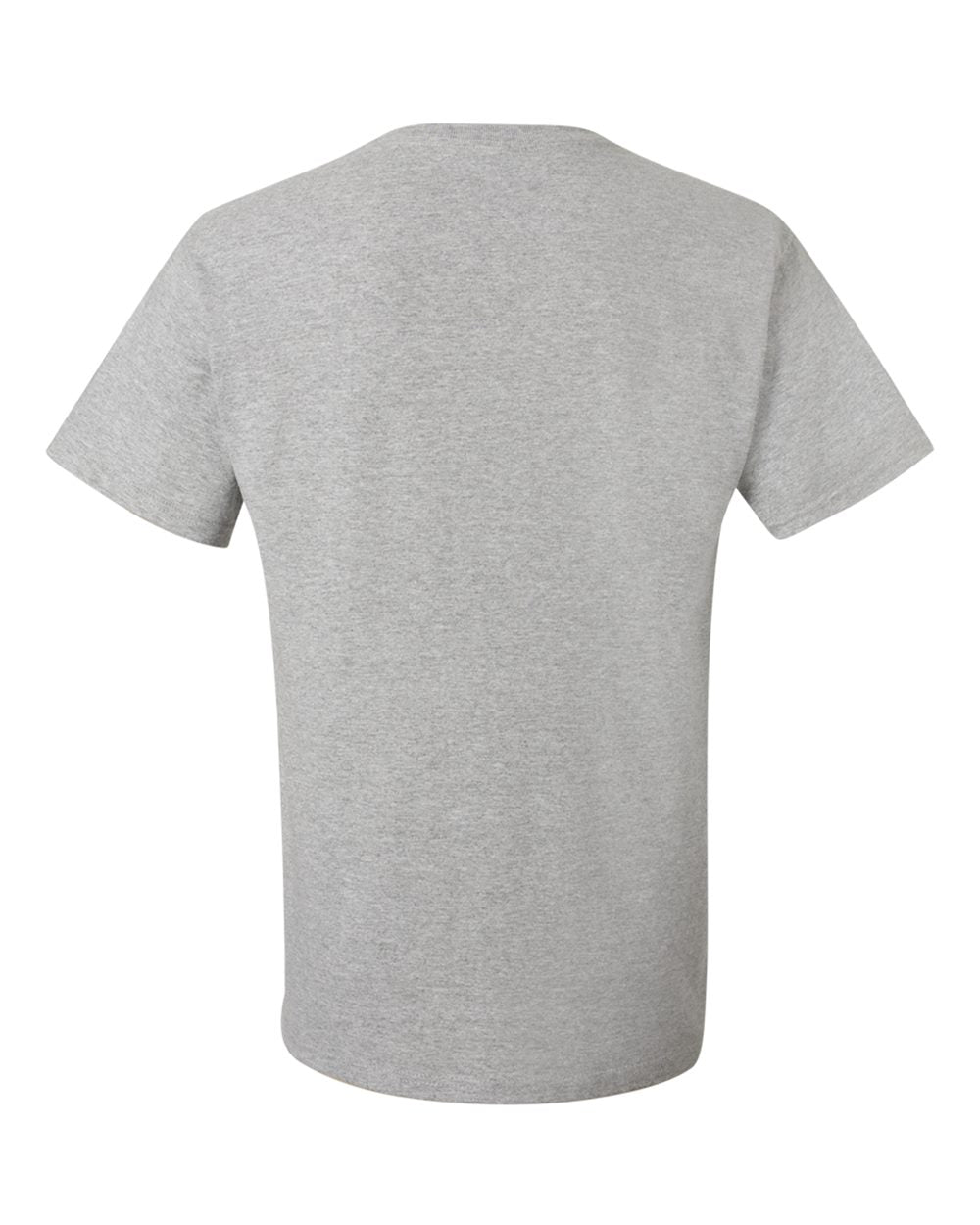 Unisex Dri-Power® 50/50 Pocket T-Shirt - Back - B07235593 - Athletic Heather