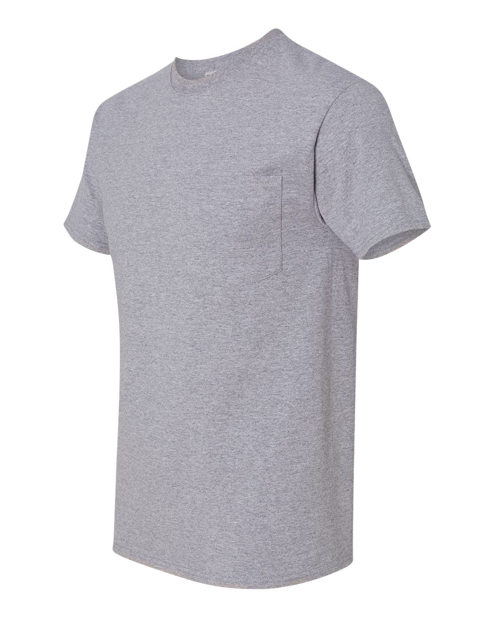 Unisex Dri-Power® 50/50 Pocket T-Shirt - Side - B07235583 - Oxford