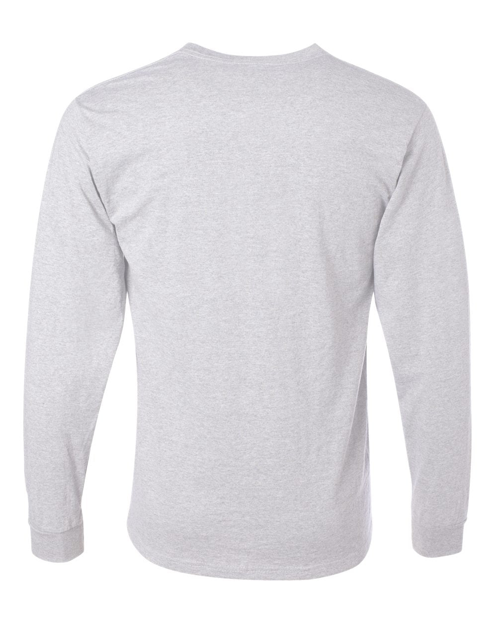 Men's Dri-Power® Long Sleeve 50/50 T-Shirt - Back - B07635023 - Ash
