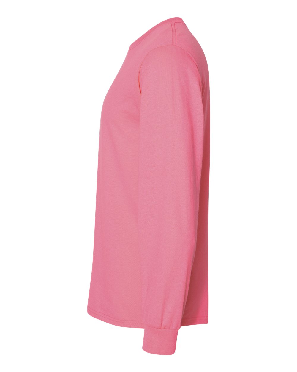 Men's Dri-Power® Long Sleeve 50/50 T-Shirt - DirectSide - B07635033 - Neon Pink
