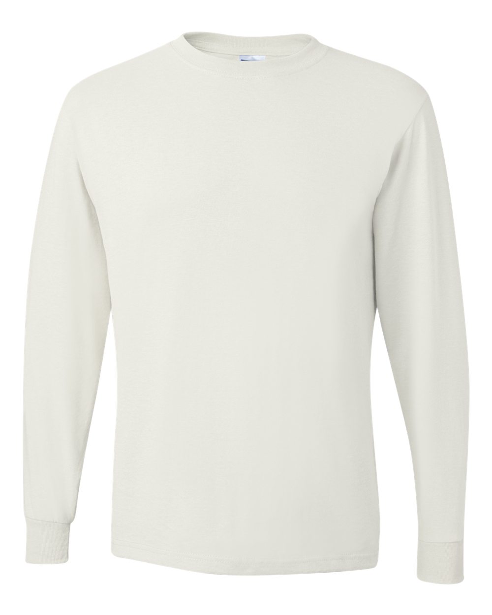 Men's Dri-Power® Long Sleeve 50/50 T-Shirt - Front - B07635003 - White