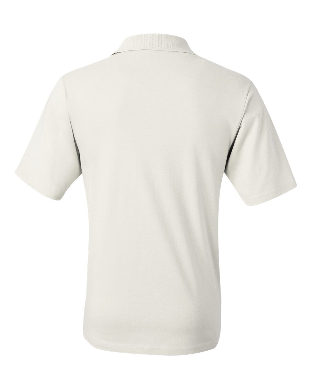 Men's SpotShield® 50/50 Polo with Pocket - Back - B12035003 - White