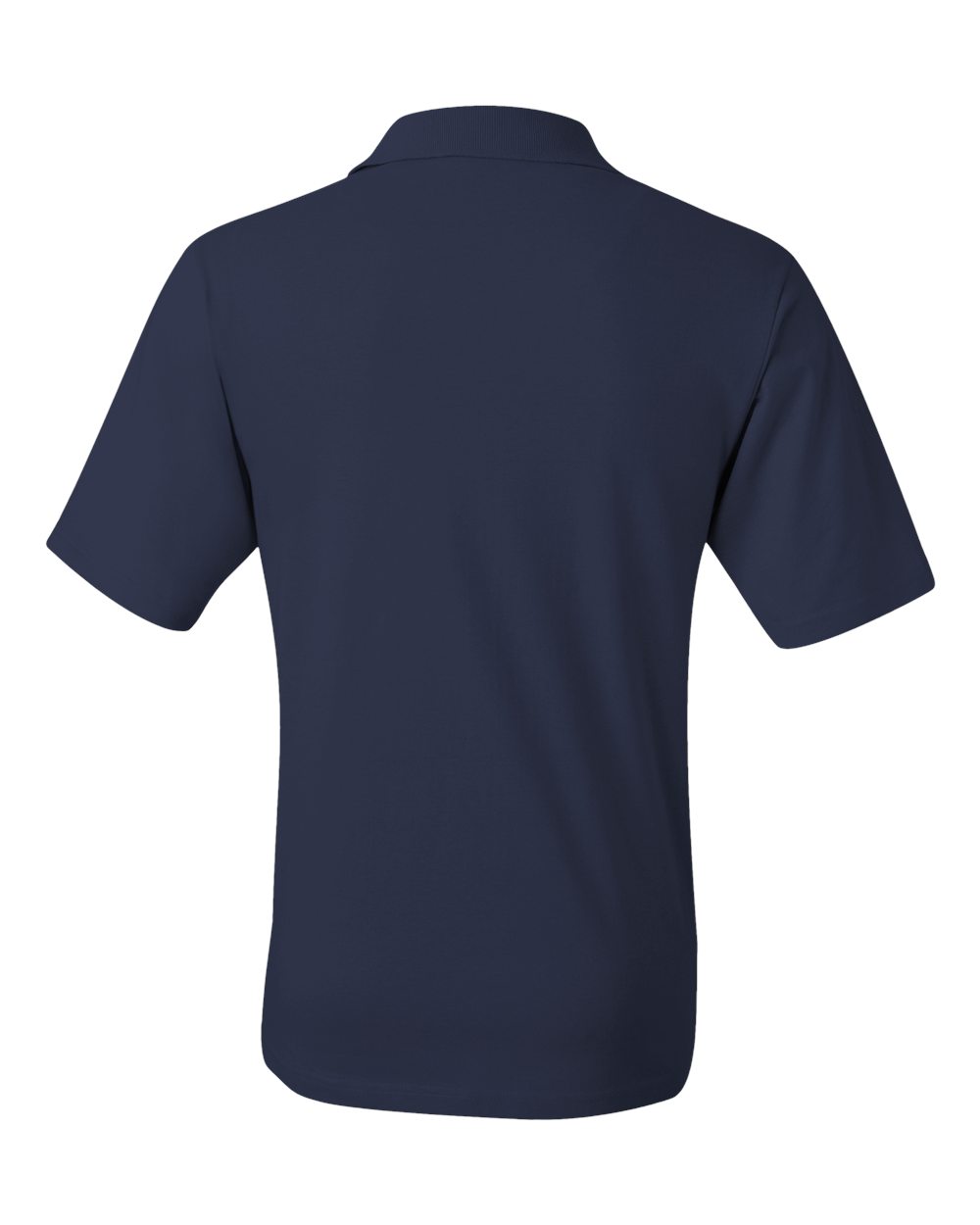 Men's SpotShield® 50/50 Polo with Pocket - Back - B12035653 - J. Navy
