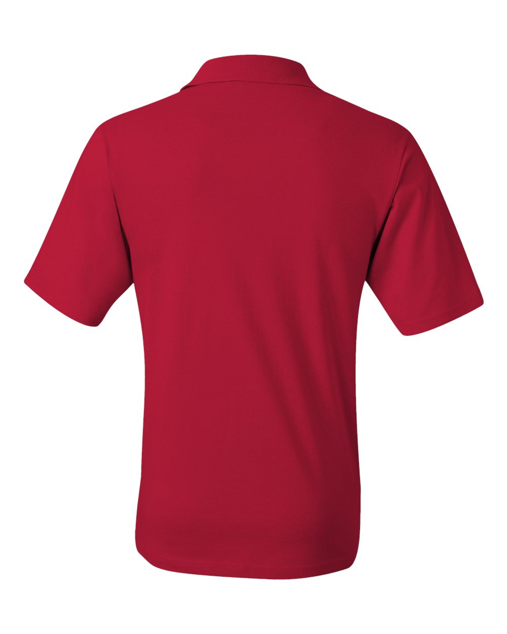 Men's SpotShield® 50/50 Polo with Pocket - Back - B12035703 - True Red