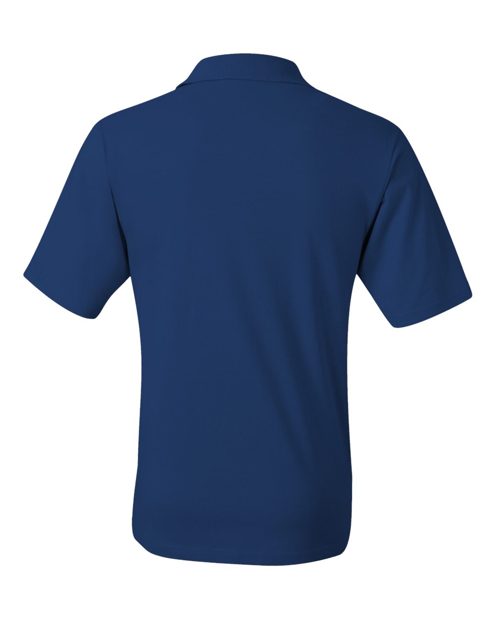 Men's SpotShield® 50/50 Polo with Pocket - Back - B12035753 - Royal