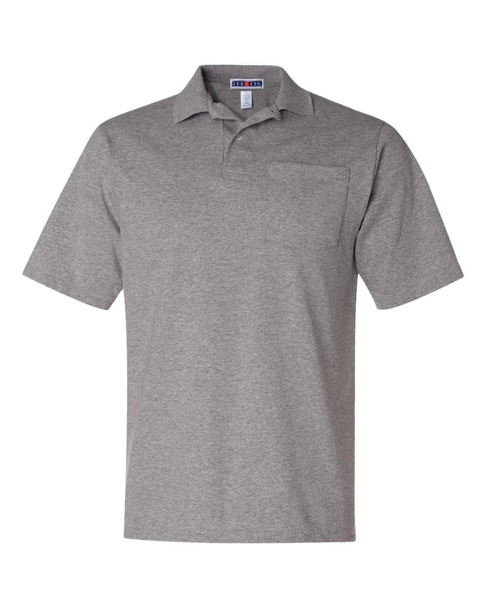 Men's SpotShield® 50/50 Polo with Pocket - Front - B12035584 - Oxford