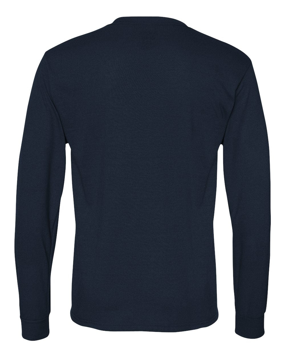Unisex Dri-Power® Performance Long Sleeve T-Shirt - Back - B85535653 - J. Navy