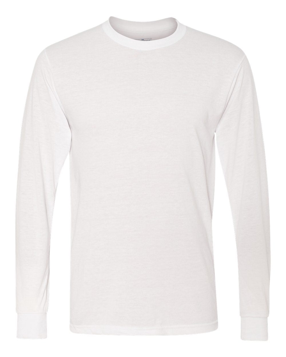 Unisex Dri-Power® Performance Long Sleeve T-Shirt - Front - B85535003 - White
